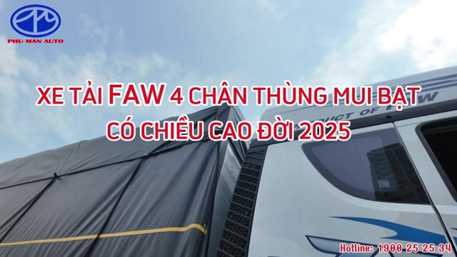 FAW 4 CHÂN THẾ HỆ MỚI – PHIÊN BẢN 2025 - CHỈ 290TR. Mua bán Xe tải, xe ben tại Thành phố Thuận An Bình Dương được đăng bởi Ô Tô Phú Mẫn Bình Dương hình 1