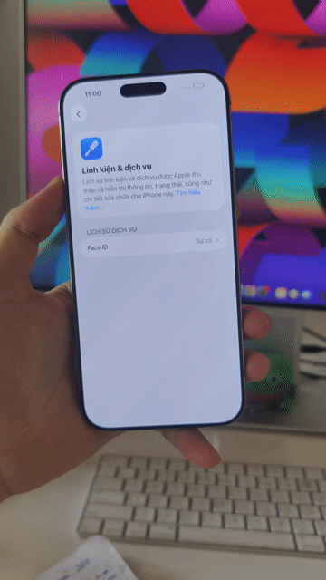iPhone 16 Pro Max 256GB Việt Nam, Đã sửa Face ID. Mua bán Điện thoại tại Quận Liên Chiểu Đà Nẵng được đăng bởi Minh Hiệp CócXanhMobile hình 1