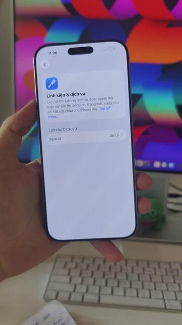 iPhone 16 Pro Max 256GB Việt Nam, Đã sửa Face ID. Mua bán Điện thoại tại Quận Liên Chiểu Đà Nẵng được đăng bởi Minh Hiệp CócXanhMobile hình 1