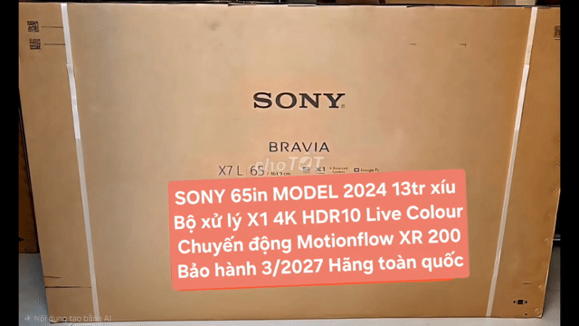 TV 4K Sony KD-65X77L 65in 4K Google TV MODEL 2024. Mua bán Tivi, Âm thanh tại Quận 8 Tp Hồ Chí Minh được đăng bởi Nguyen nguyen hình 1