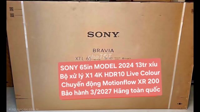 TV 4K Sony KD-65X77L 65in 4K Google TV MODEL 2024. Mua bán Tivi, Âm thanh tại Quận 8 Tp Hồ Chí Minh được đăng bởi Nguyen nguyen hình 1