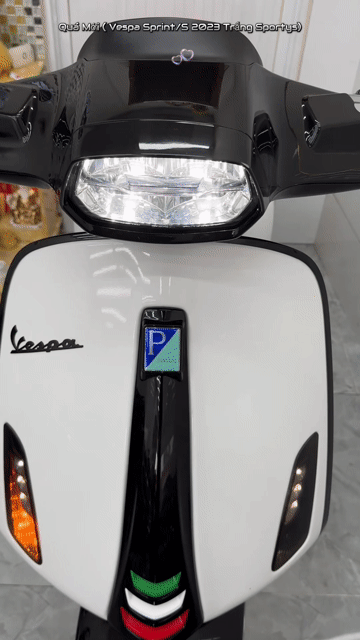⭐️Vespa Sprint/S 2023 Trắng 2600km. Mua bán Xe máy tại Thành phố Vĩnh Long Vĩnh Long được đăng bởi Gia Kiệt  hình 1