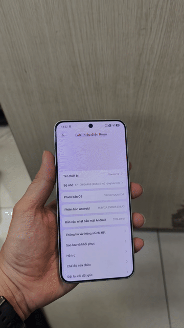 Xiaomi 15 bản 12/256GB. Mua bán Điện thoại tại Quận Long Biên Hà Nội được đăng bởi Nguyễn Tuấn Thành hình 1
