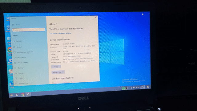 Dell Inspiron 15 i7 8GB/256GB Đen Like New. Mua bán Laptop tại Thành phố Đồng Xoài Bình Phước được đăng bởi Thanh Tuyền hình 1