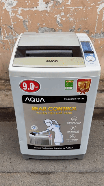 Máy giặt Sanyo 9kg cửa trên giặt êm❤️. Mua bán Máy giặt tại Quận Bình Tân Tp Hồ Chí Minh được đăng bởi Điện Lạnh ĐỨC AN Bình Tân  hình 1