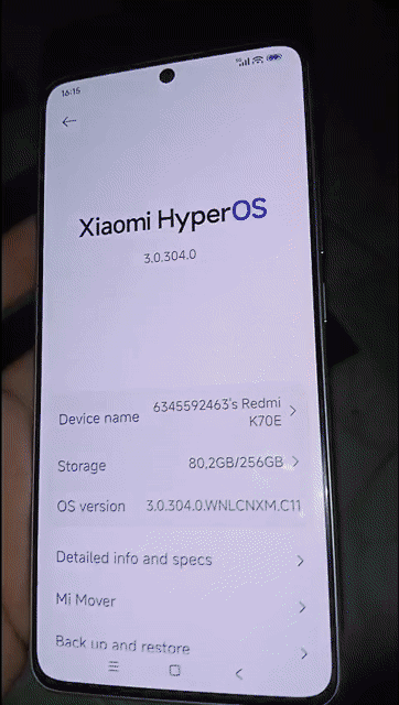 Xiaomi Redmi K70E 12GB/256GB. Mua bán Điện thoại tại Quận 8 Tp Hồ Chí Minh được đăng bởi Quan Anh hình 1