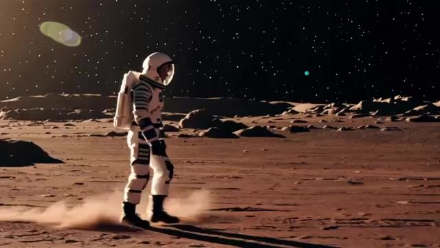 Astronaut on Mars