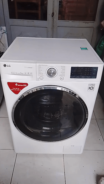 Máy giặt 9kg LG Inverter, giặt vắt êm. Mua bán Máy giặt tại Quận Bình Tân Tp Hồ Chí Minh được đăng bởi Trần Thanh Ly hình 1