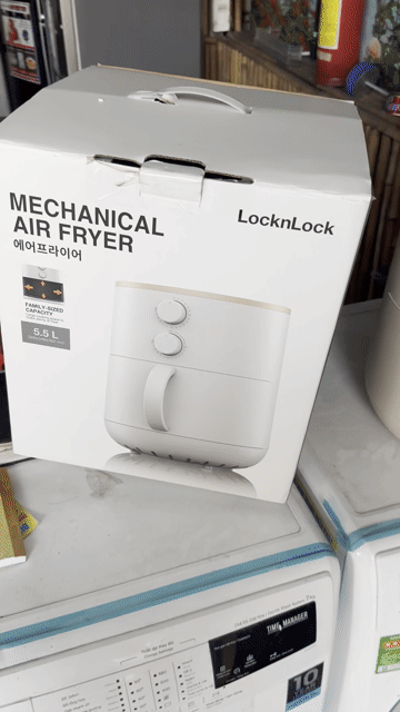 Nồi chiên không dầu LocknLock 5.5L chưa sử dụng. Mua bán Bếp, lò, đồ điện nhà bếp tại Huyện An Dương Hải Phòng được đăng bởi Phát Thanh Lý  hình 1