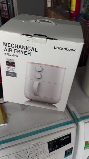 Nồi chiên không dầu LocknLock 5.5L chưa sử dụng. Mua bán Bếp, lò, đồ điện nhà bếp tại Huyện An Dương Hải Phòng được đăng bởi Phát Thanh Lý  hình 1
