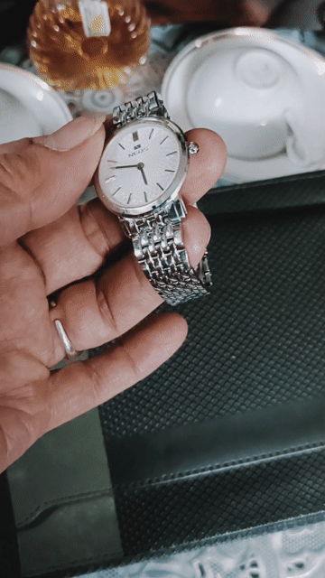 Đồng hồ Neos nữ Quartz 28mm Bạc. Mua bán Đồng hồ tại Quận Hoàng Mai Hà Nội được đăng bởi Xtung hình 1