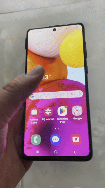 Samsung Galaxy A71 Đen. Mua bán Điện thoại tại Huyện Châu Thành Bến Tre được đăng bởi Dũng  hình 1
