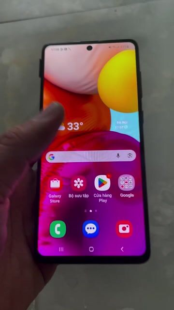 Samsung Galaxy A71 Đen. Mua bán Điện thoại tại Huyện Châu Thành Bến Tre được đăng bởi Dũng  hình 1