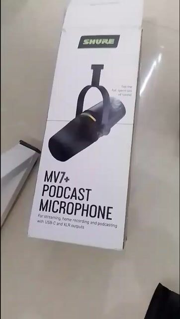 Microphone Shure MV7+ Kim loại Đen. Mua bán Tivi, Âm thanh tại Thành phố Long Xuyên An Giang được đăng bởi Nguyễn Thiện Tâm hình 1