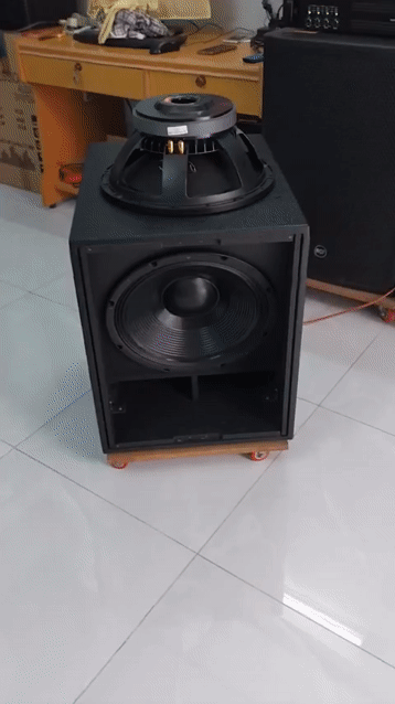 Sub hơi Martin bass 40 côn 100/220 vỏ ván ép-new. Mua bán Tivi, Âm thanh tại Quận 12 Tp Hồ Chí Minh được đăng bởi Audio Bùi Môn hình 1