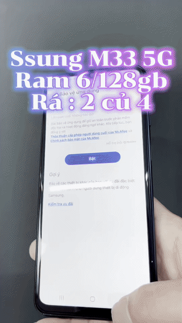 Samsung Galaxy M33 5G Xanh 6GB/128GB. Mua bán Điện thoại tại Quận 4 Tp Hồ Chí Minh được đăng bởi Tuấn hình 1
