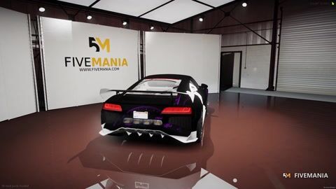 FIVEM Audidy | Realistic Sports Car [Unbadged] Add-On | Custom Model | Working Lights | Custom Body Kit | Optimized | Fivem Ready | High Quality — video preview