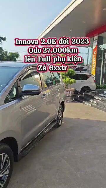 Innova 2.0E 2023 lướt 27.000km, lên full phụ kiện. Mua bán Ô tô tại Huyện Long Thành Đồng Nai được đăng bởi Lương Toyota Xe Đã Qua Sử Dụng Chính Hãng  hình 1