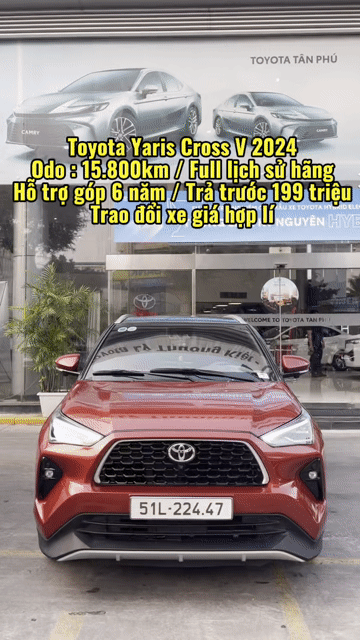 Toyota Yaris Cross V 2024 / còn thương lượng. Mua bán Ô tô tại Quận Tân Phú Tp Hồ Chí Minh được đăng bởi Lê Tấn Dũ hình 1