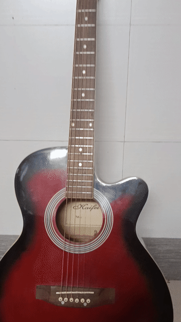 Đàn guitar Kaifei đỏ đen. Mua bán Nhạc cụ tại Quận Hoàn Kiếm Hà Nội được đăng bởi Lê thị lợi hình 1