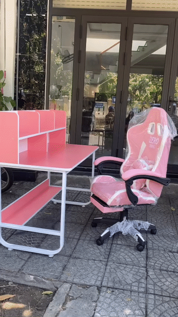 Bàn học khung sắt gỗ công nghiệp. Mua bán Bàn ghế tại Quận Cẩm Lệ Đà Nẵng được đăng bởi NỘI THẤT GIÁ TẬN XƯỞNG hình 1