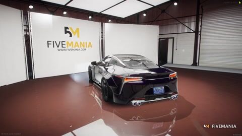 FIVEM Lc500 | Realistic Sports Car [Unbadged] Add-On | Interior & Exterior | Custom Wheels | Working Lights | Optimized | Fivem Ready | High Quality — video preview