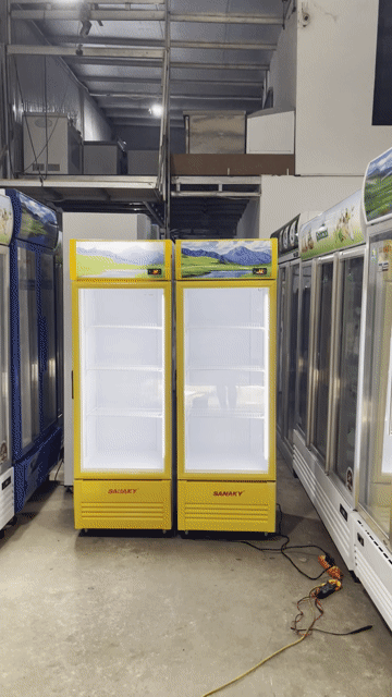 Tủ đông Sanaky Vàng đã qua sử dụng. Mua bán Tủ lạnh tại Quận Cầu Giấy Hà Nội được đăng bởi Kho Tủ Đông Tủ Mát Miền Bắc  hình 1