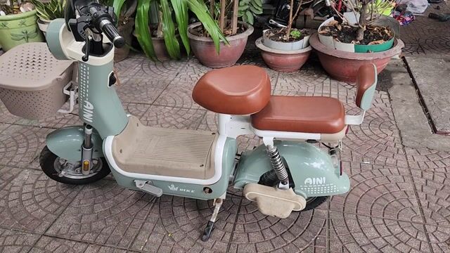 Xe đạp điện yadiai Xanh bạc hà. Mua bán Xe điện tại Quận Bình Thạnh Tp Hồ Chí Minh được đăng bởi Quách khải tuấn hình 1