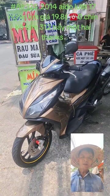 Honda Air Blade màu Vàng đồng. Mua bán Xe máy tại Quận 11 Tp Hồ Chí Minh được đăng bởi CỬA HÀNG XE MÁY LONG HỔ hình 1