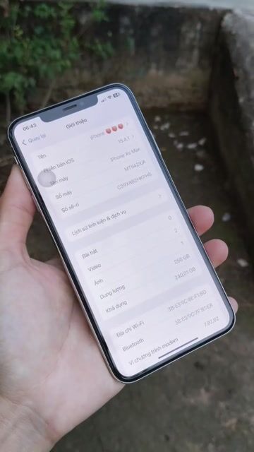 iPhone Xs Max 256GB quốc tế zin áp suất. Mua bán Điện thoại tại Huyện Kế Sách Sóc Trăng được đăng bởi CN hình 1