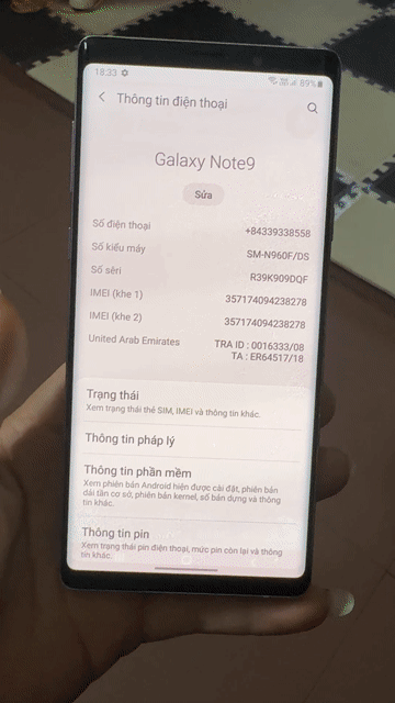 samsung note 9. Mua bán Điện thoại tại Quận Thanh Xuân Hà Nội được đăng bởi Bùi Minh Huy  hình 1