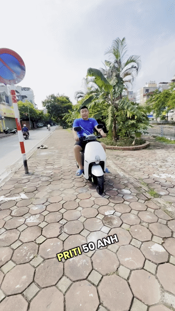 Priti 50cc Trắng 5000km. Mua bán Xe máy tại Quận Hoàng Mai Hà Nội được đăng bởi Trường Giang Phạm hình 1