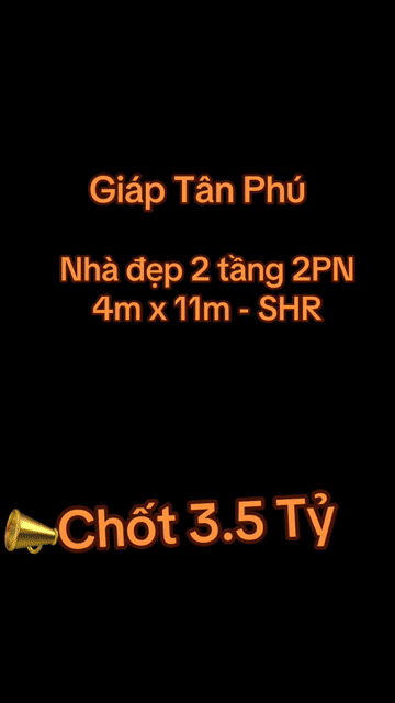 Mua bán Nhà ở Quận Bình Tân Tp Hồ Chí Minh diện tích 44 m² giá 3,35 tỷ