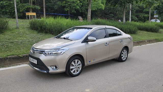 Toyota Vios E 2018 1.5MT Vàng cát. Mua bán Ô tô tại Huyện Sóc Sơn Hà Nội được đăng bởi Quân Ôtô Sóc Sơn hình 1