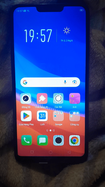 Oppo A3s 128GB Đỏ. Mua bán Điện thoại tại Quận Bình Thuỷ Cần Thơ được đăng bởi Caotanphat hình 1