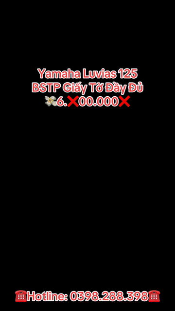 Yamaha Luvias 125 Bs Thành Phố Giấy Tờ Đầy Đủ. Mua bán Xe máy tại Quận Gò Vấp Tp Hồ Chí Minh được đăng bởi Minh Tâm 86 hình 1
