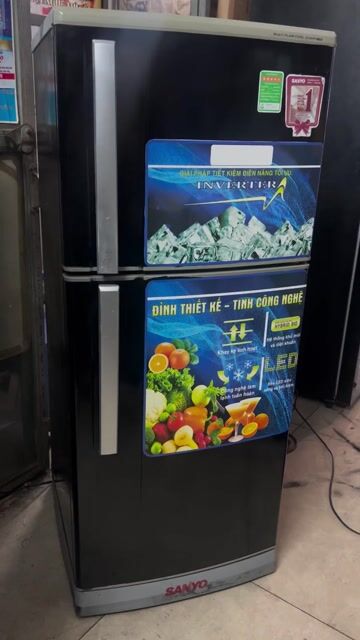Tủ lạnh Sanyo 180L Đen 1tr6. Mua bán Tủ lạnh tại Quận 7 Tp Hồ Chí Minh được đăng bởi TH Điện lạnh giá rẻ siêu rẻ HCM hình 1