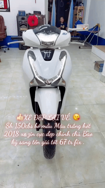 Honda SH 125 CBS 2018 Trắng Lướt. Mua bán Xe máy tại Thành phố Vũng Tàu Bà Rịa - Vũng Tàu được đăng bởi XE MÁY BẢO THANH  TPVŨNG TÀU hình 1