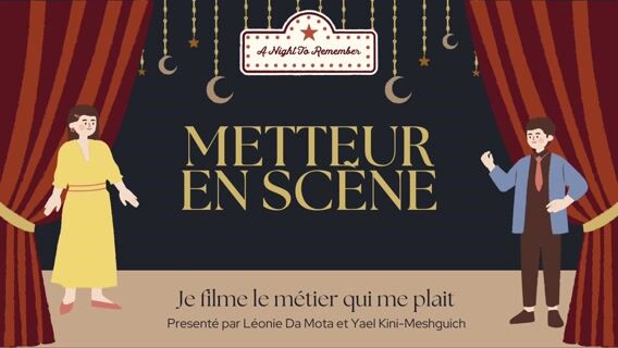 Le métier de metteur en scène