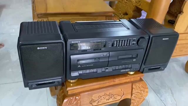 Đài Sony CFS-710S Đen (boombox). Mua bán Tivi, Âm thanh tại Quận 12 Tp Hồ Chí Minh được đăng bởi Tuấn Kiệt hình 1