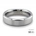 6mm Chamfered Brushed Centre Cobalt Ring 360 video