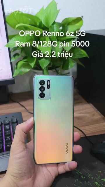 OPPO Reno 6z 5G 128GB màn zin còn vân màn, face id. Mua bán Điện thoại tại Quận Hà Đông Hà Nội được đăng bởi Shop Điện Thoại Cũ Zin hình 1