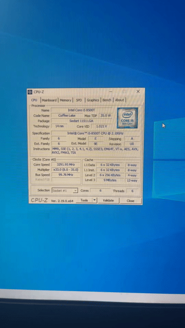 Dell Optiplex 3060 i5-8500T. Mua bán Máy tính để bàn tại Thành phố Thái Bình Thái Bình được đăng bởi Vũ Hùng Mạnh hình 1