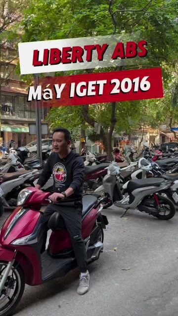 Piaggio Liberty 125 iGet ABS 2016 Đỏ Nhám 29P1. Mua bán Xe máy tại Quận Ba Đình Hà Nội được đăng bởi Xe Máy Nam Thi hình 1