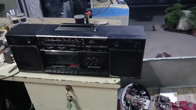 Đài cassette Sharp GF-319 chạy quên chức năng. Mua bán Tivi, Âm thanh tại Huyện Cần Đước Long An được đăng bởi trần Hùng  hình 1