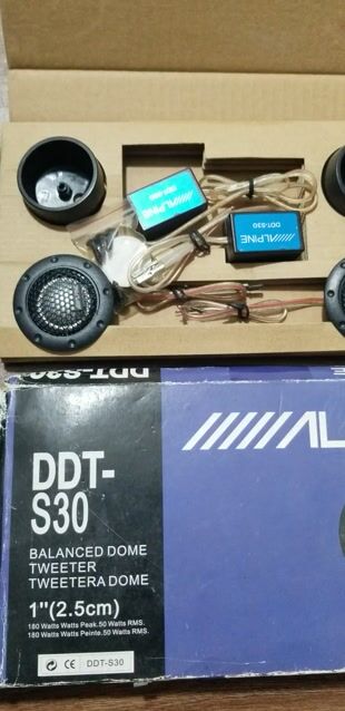 Loa treb ô tô Alpine DDT-S30 Đen. Mua bán Phụ tùng xe tại Quận Hoàng Mai Hà Nội được đăng bởi Tran Cuu hình 1