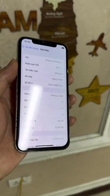 iPhone X 64GB Trắng- Việt Nam!. Mua bán Điện thoại tại Quận Long Biên Hà Nội được đăng bởi ADAYROI ĐIỆN THOẠI RUBY  hình 1