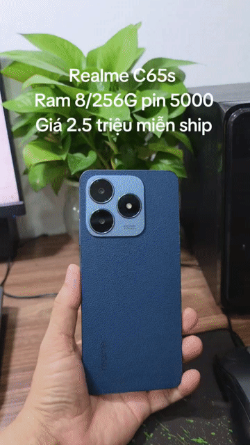 Realme C65s 8GB/256GB zin màn mượt pin khỏe. Mua bán Điện thoại tại Quận Hà Đông Hà Nội được đăng bởi Shop Điện Thoại Cũ Zin hình 1