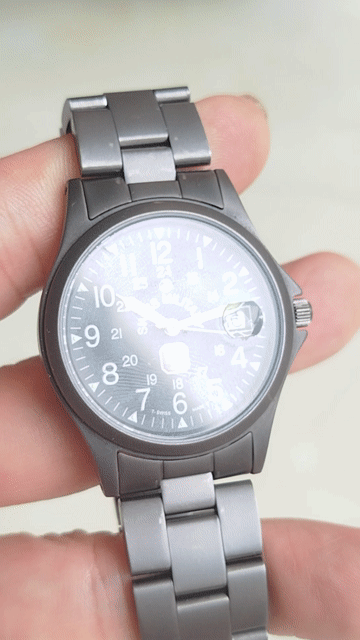 Đồng hồ Swiss Military G-413 G-513 Xám xanh. Mua bán Đồng hồ tại Thành phố Kon Tum Kon Tum được đăng bởi THIÊN NGÂN hình 1