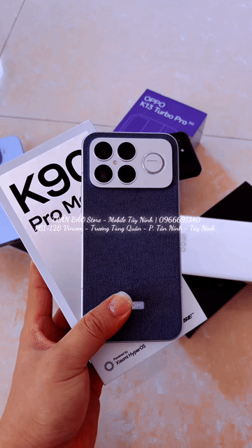 Redmi K90 Pro Max 256Gb Fullbox - Bán Trả Góp. Mua bán Điện thoại tại Thành phố Tây Ninh Tây Ninh được đăng bởi Trần Bảo Store Mobile Tây Ninh hình 1
